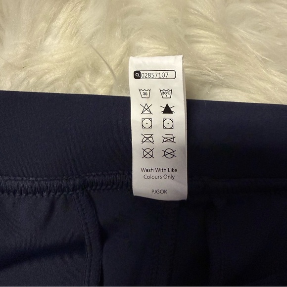 Halara XS Tall Navy Wide Leg Pants 02857107 | High Rise Stretch Dress Trousers - Picture 6 of 8